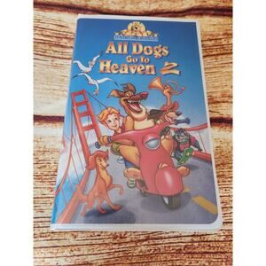 All Dogs Go to‎ Heaven 2 VHS Video Tape (1996, Clamshell, Family Entertainment)
